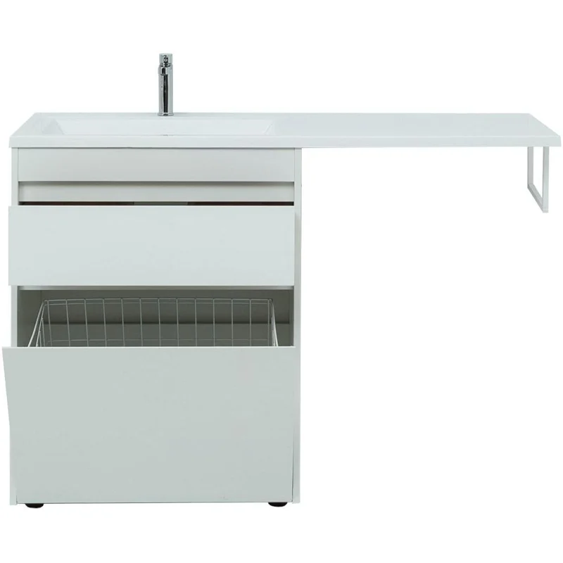 Тумба под раковину Aquanet Токио 68 белый (напольная, 1 ящик)