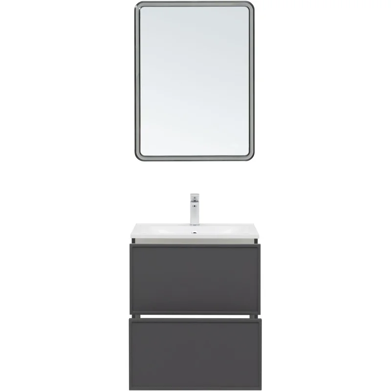 Тумба под раковину Aquanet Арт 60 ясень графит