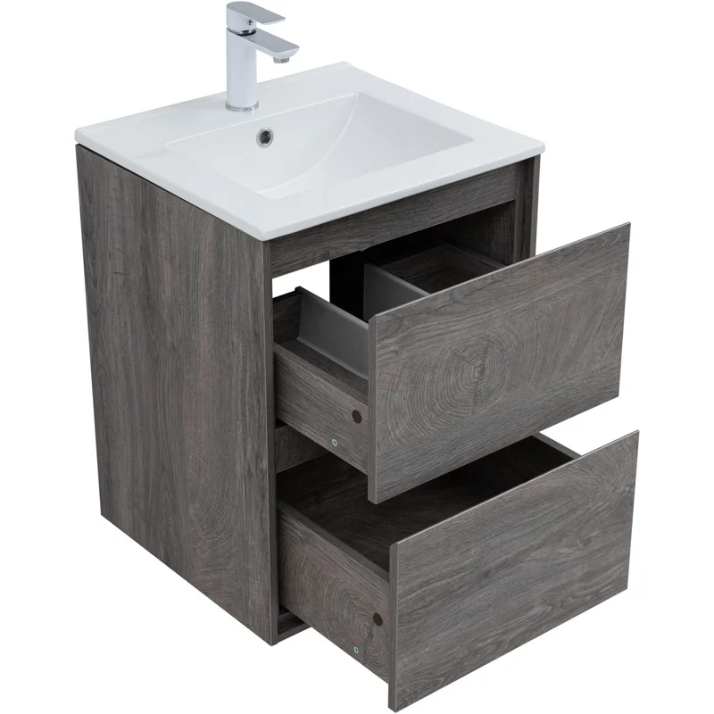 Тумба под раковину Aquanet Милан 50 дуб рошелье