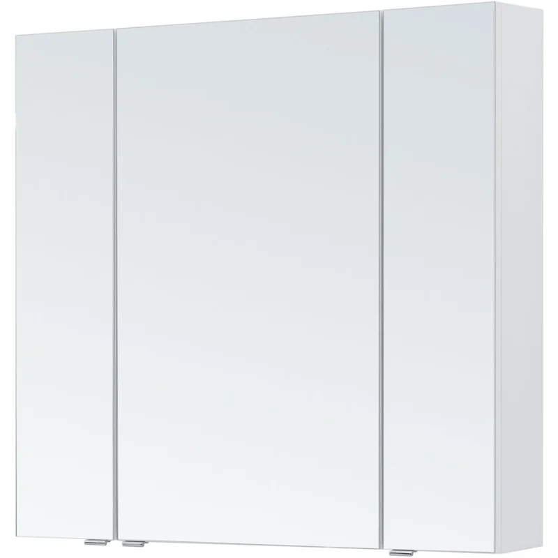Зеркальный шкаф Aquanet Алвита new 90 белый матовый