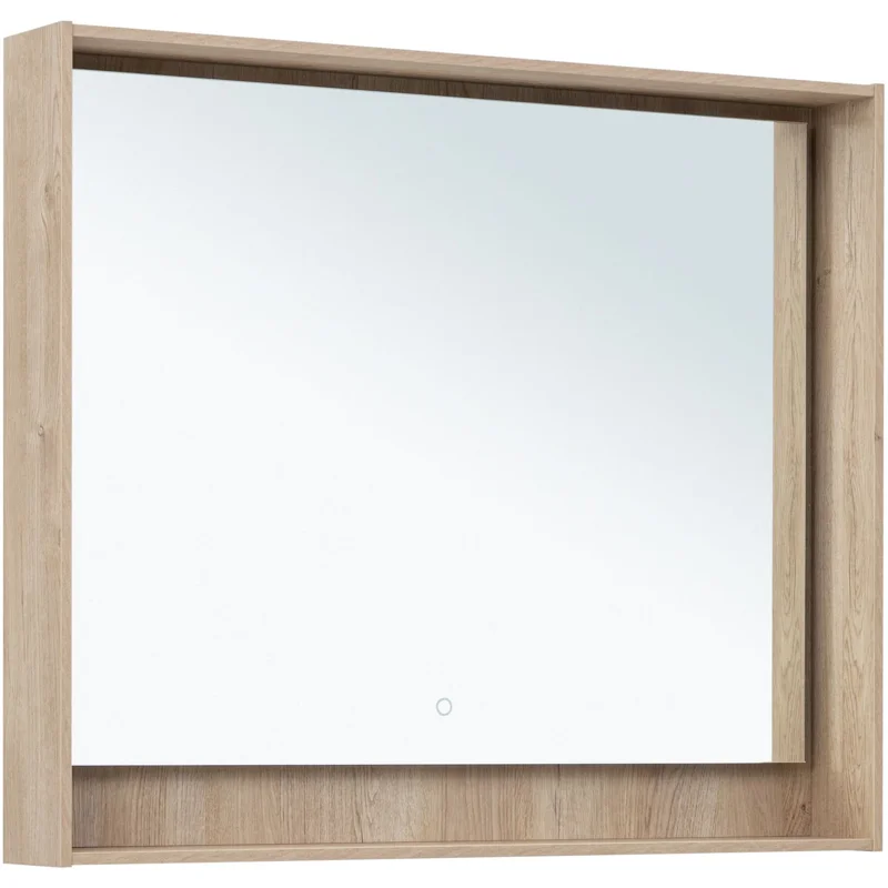 Зеркало Aquanet Милан 100 дуб светлый