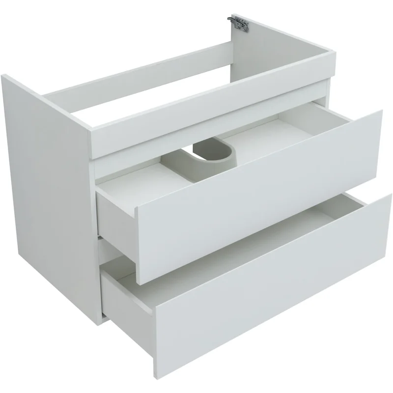 Тумба под раковину Aquanet Нота New 90 белый глянец