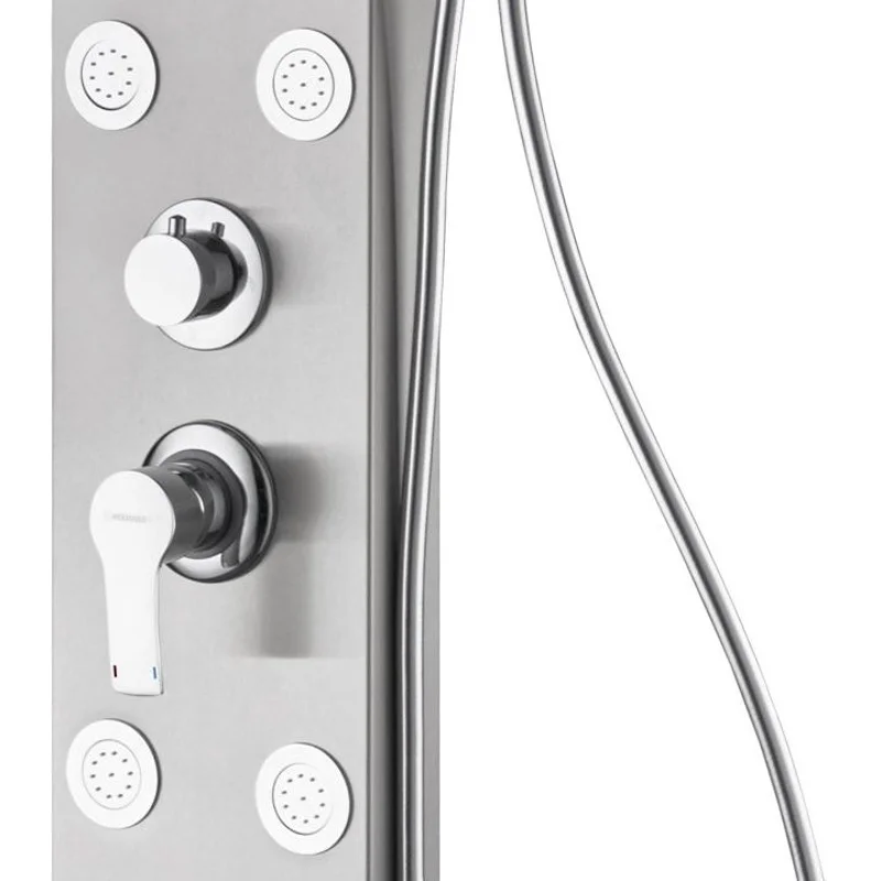 Душевая панель Galaxy Matt с гидромассажем и изливом