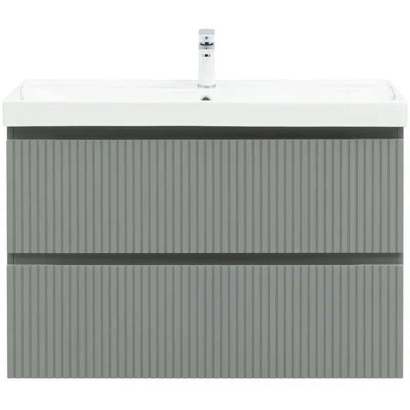 Тумба под раковину Aquanet Джейн (Flat) 100 мисти грин