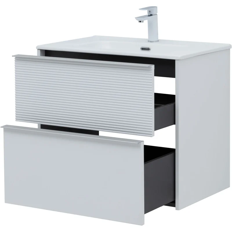 Тумба под раковину Aquanet Вита 70 белый матовый