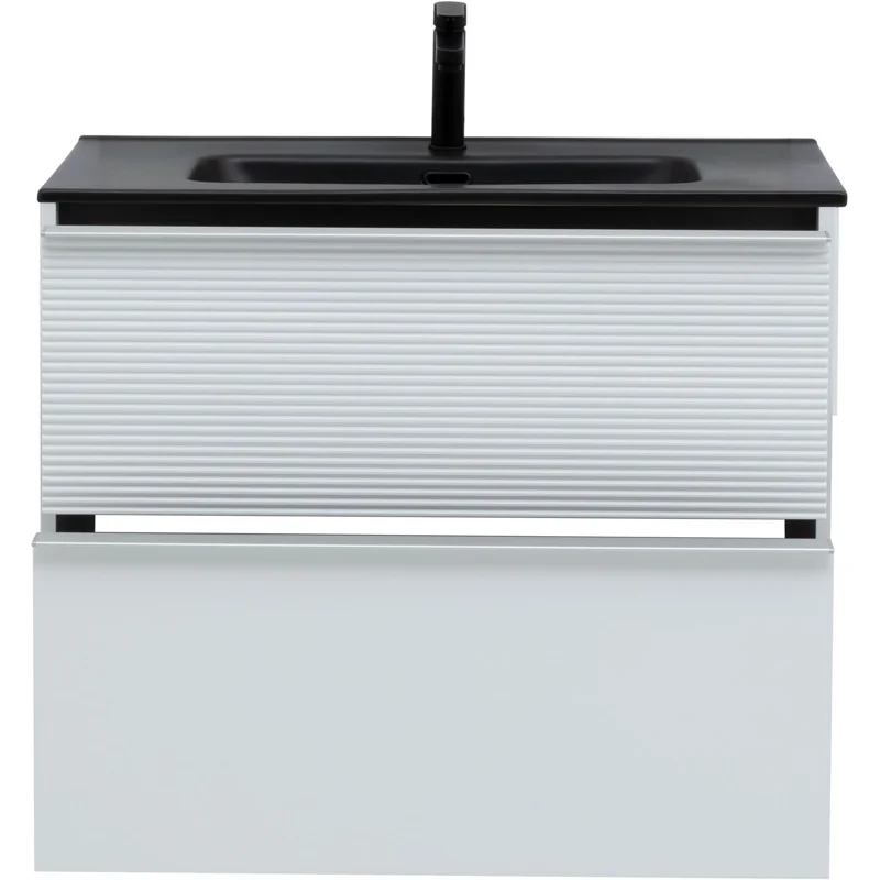 Тумба под раковину Aquanet Вита 80 белый матовый