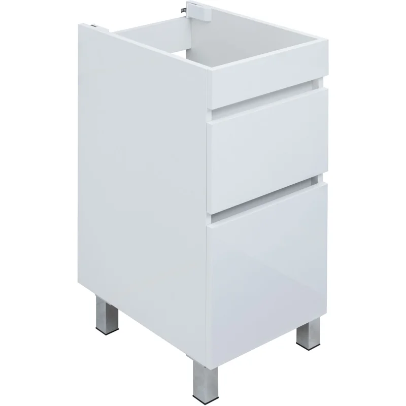 Тумба под раковину Aquanet Вега 40 белый глянец