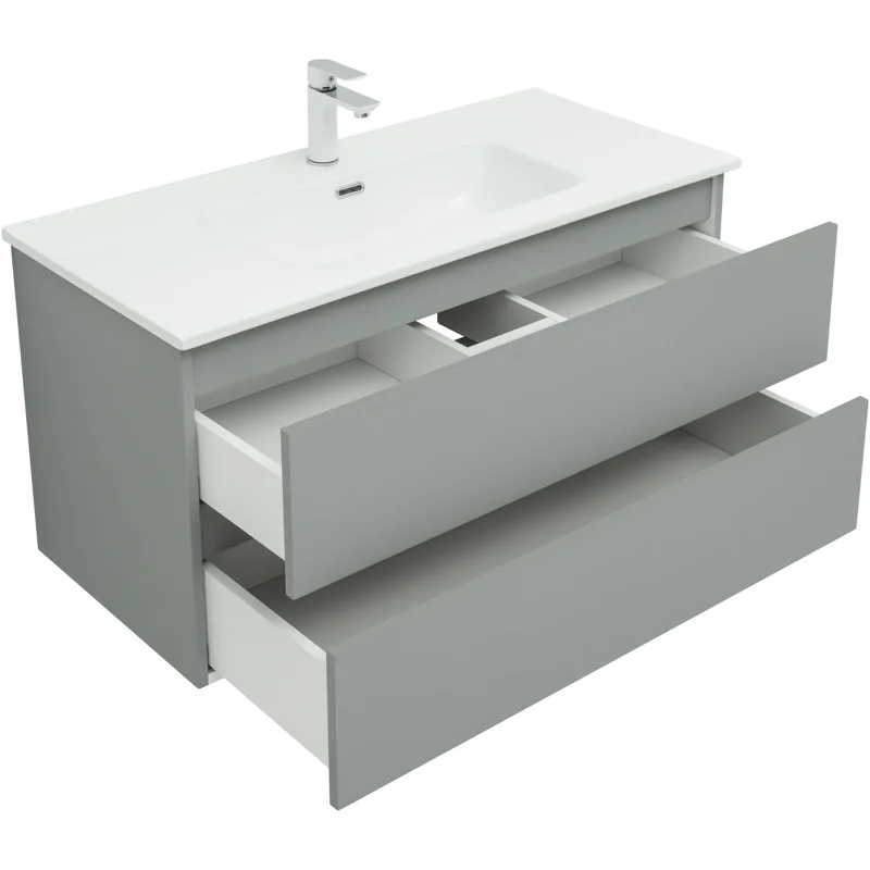 Тумба под раковину Aquanet Вега 2.0 100 мисти грин