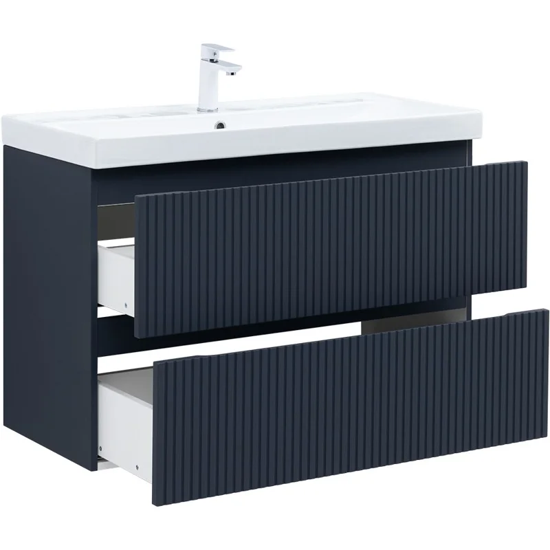 Тумба под раковину Aquanet Джейн (Flat) 100 маренго