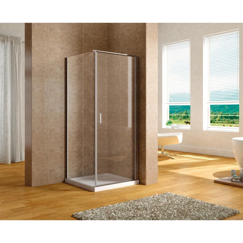 Душевой уголок Aquanet Cinetic 90х90,прозрачное стекло (AE12-N-90H190U-CT + AE12-F-90H190U-CT)