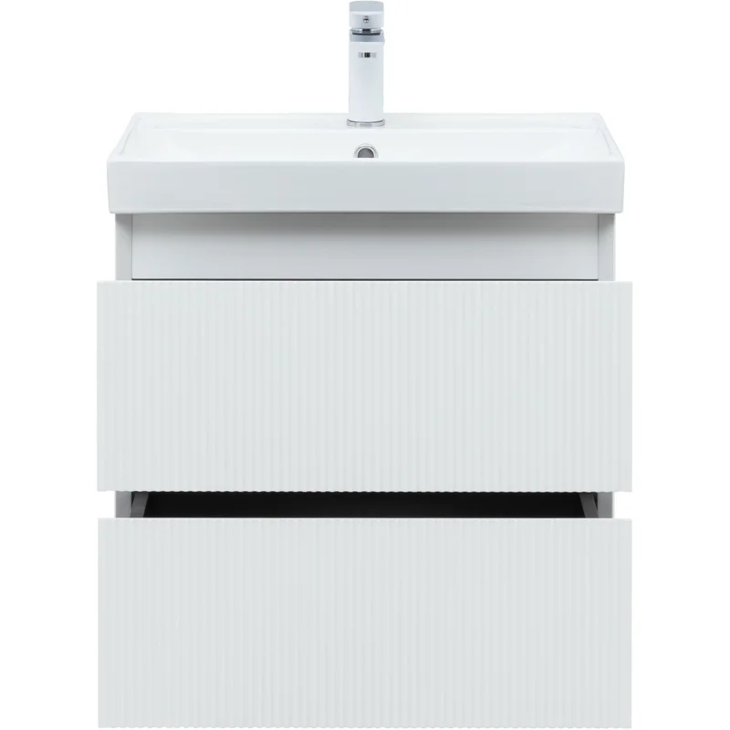 Тумба под раковину Aquanet Альтера 60 белый матовый