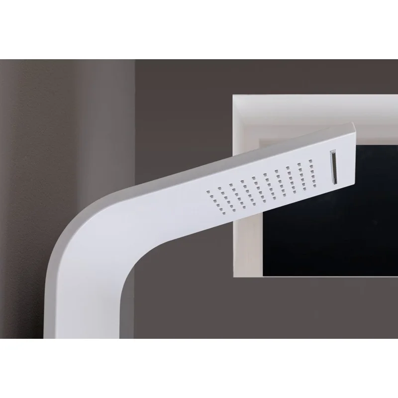 Душевая панель Galaxy White с гидромассажем и изливом