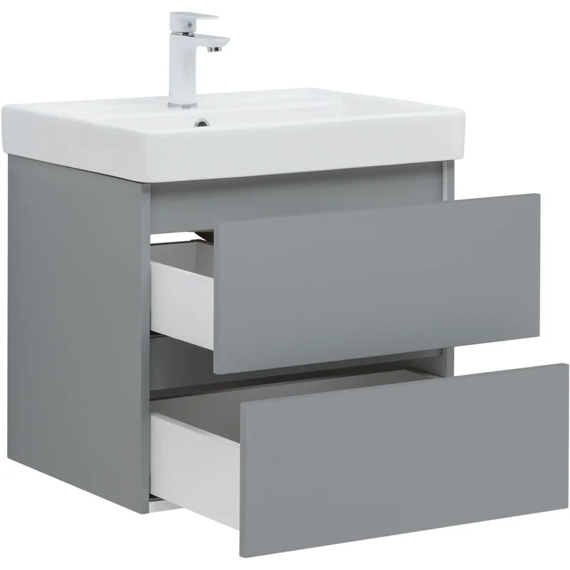 Тумба под раковину Aquanet Вега 2.0 60 мисти грин