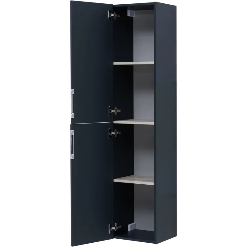 Пенал Aquanet Алвита New 35 Антрацит