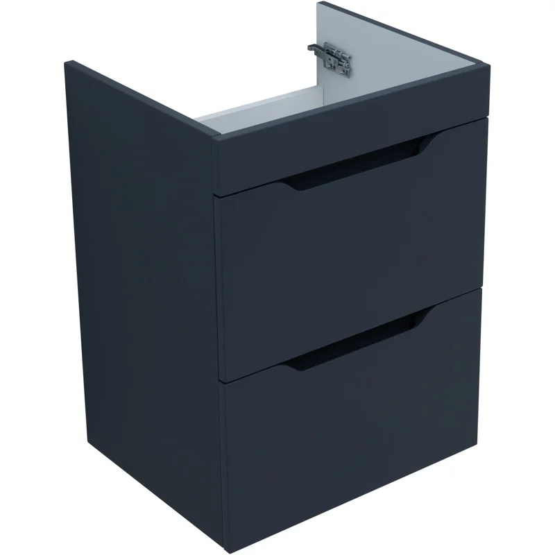 Тумба под раковину Aquanet Практика 50 маренго (2 ящика)