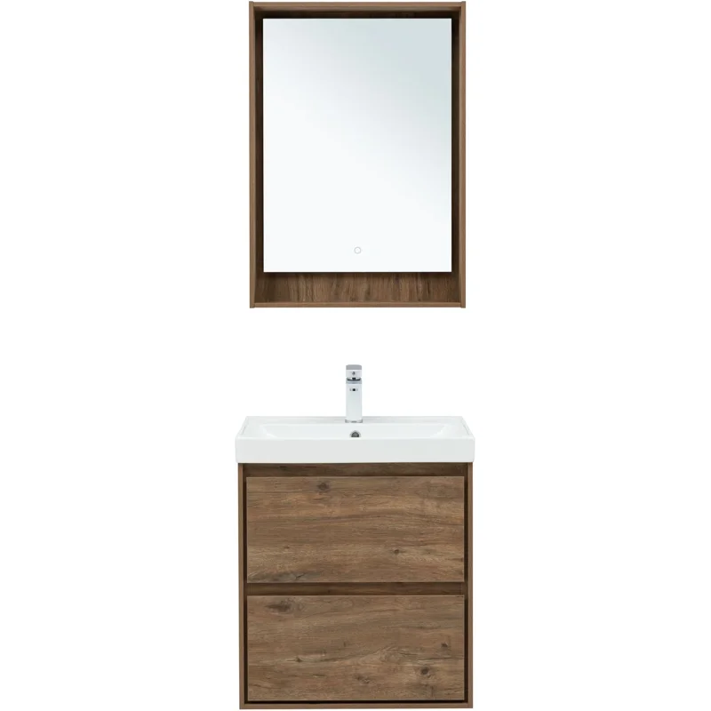 Тумба под раковину Aquanet Милан 60 дуб рустикальный