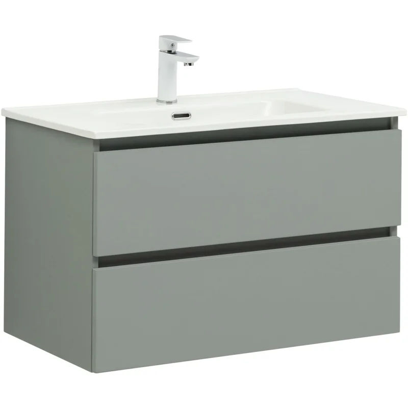 Тумба под раковину Aquanet Вега 2.0 80 мисти грин