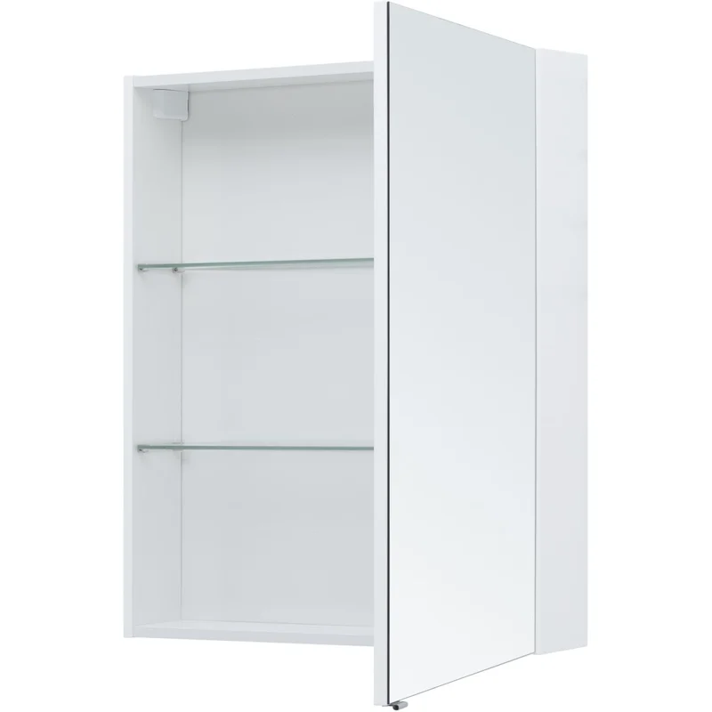 Зеркальный шкаф Aquanet Алвита new 70 белый матовый