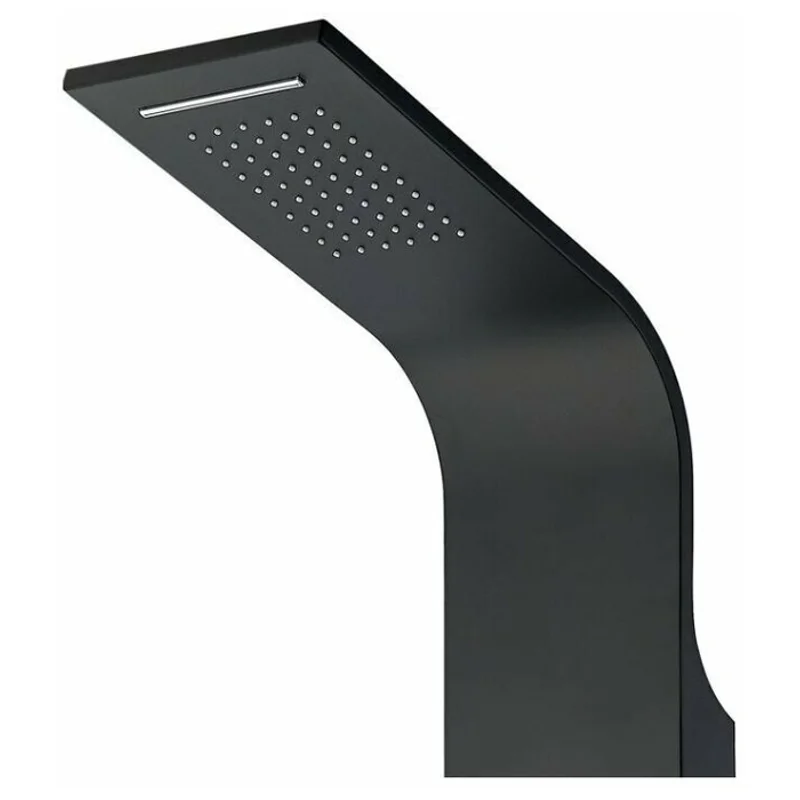 Душевая панель Galaxy Black с гидромассажем и изливом
