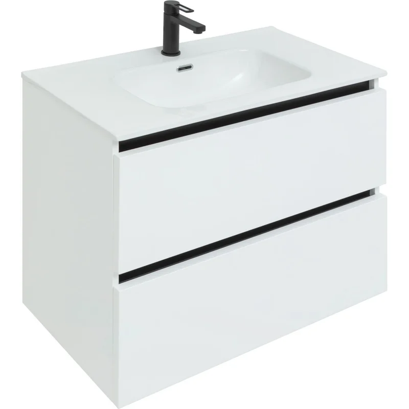 Раковина Aquanet Flat 100 белая