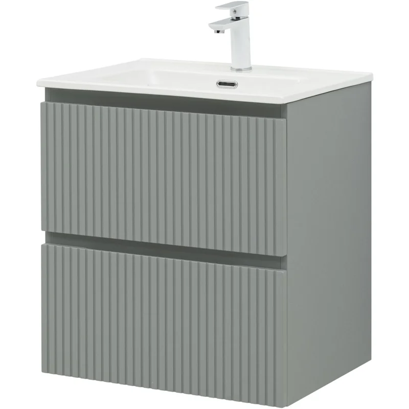 Тумба под раковину Aquanet Джейн (Flat) 60 мисти грин