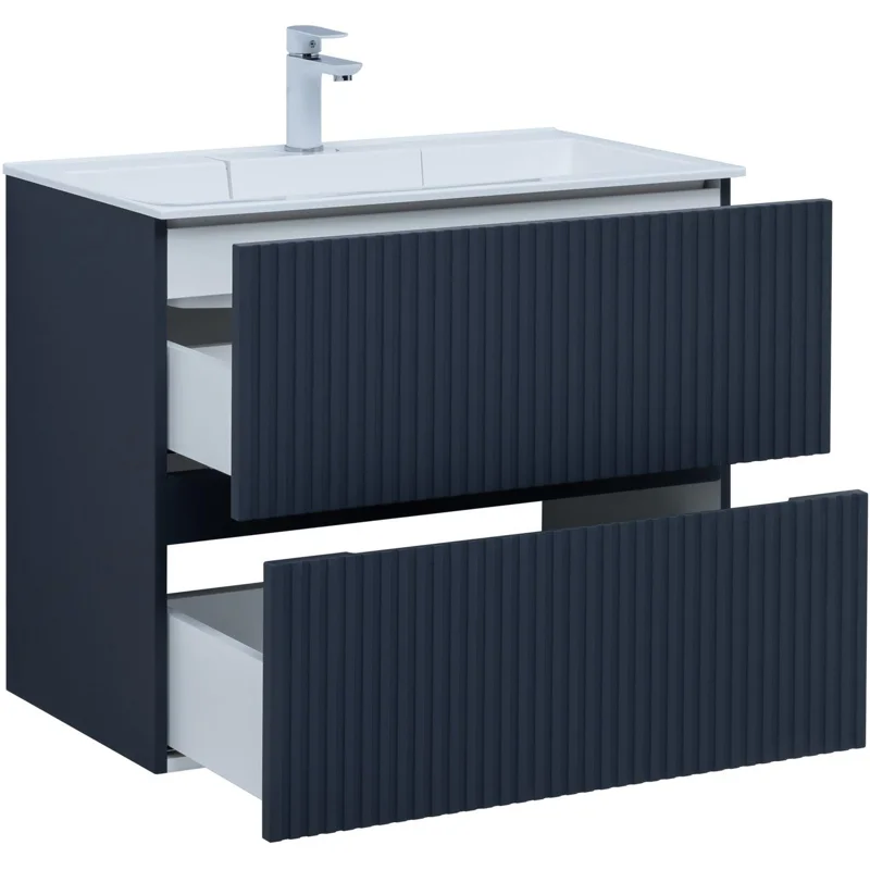 Тумба под раковину Aquanet Джейн 80 маренго