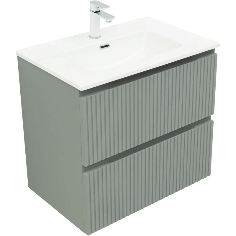 Тумба под раковину Aquanet Джейн (Flat) 70 мисти грин