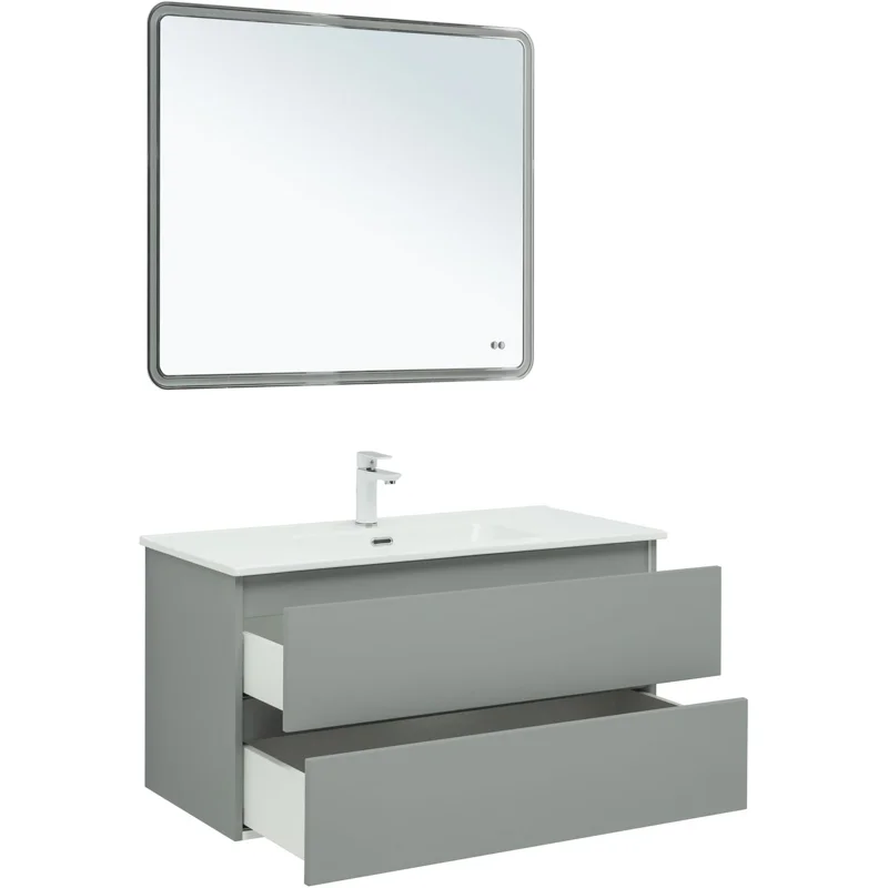 Тумба под раковину Aquanet Вега 2.0 100 мисти грин