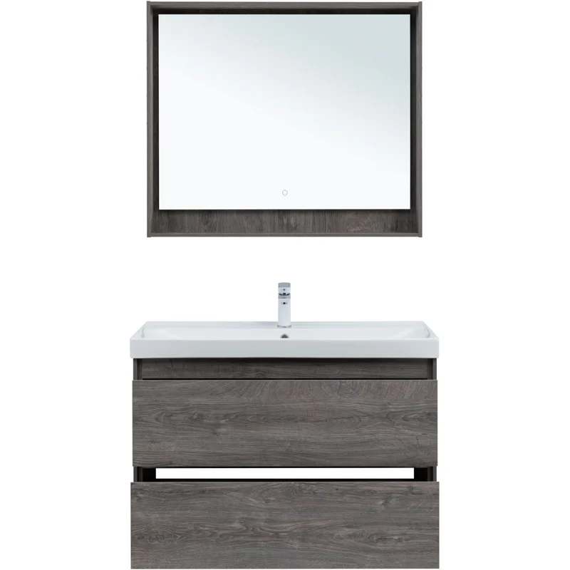 Тумба под раковину Aquanet Милан 100 дуб рошелье