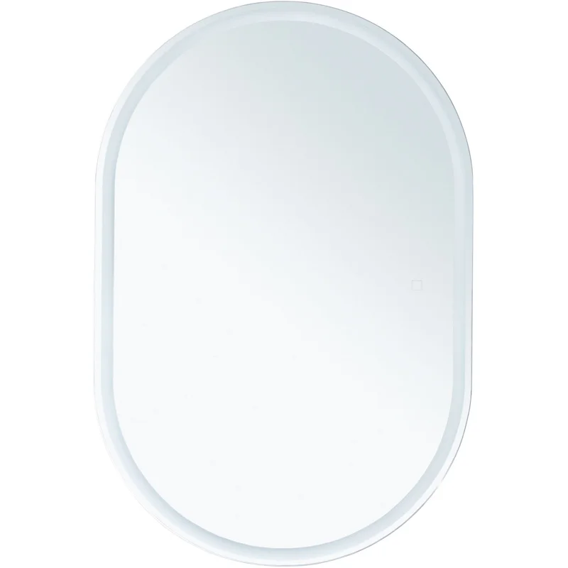 Зеркальный шкаф Aquanet Монте 60 белый, с LED подсветкой