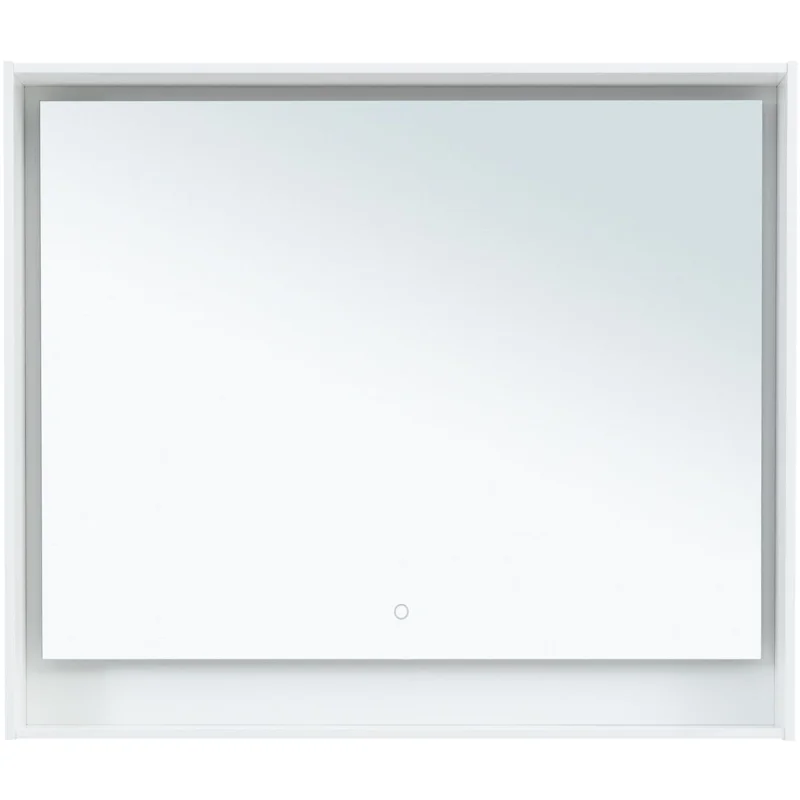 Зеркало Aquanet Милан 100 белый глянец