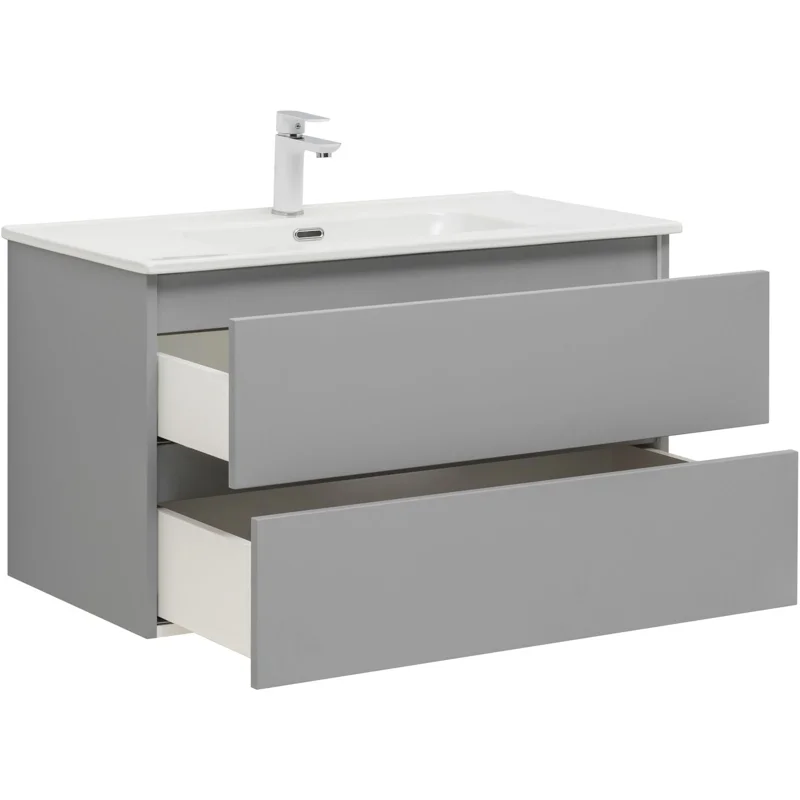 Тумба под раковину Aquanet Вега 2.0 90 мисти грин