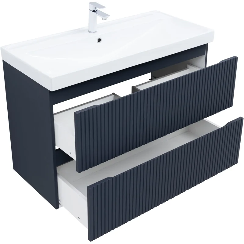 Тумба под раковину Aquanet Джейн (Flat) 100 маренго