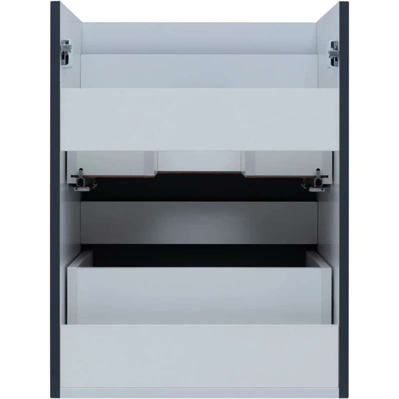 Тумба под раковину Aquanet Практика 50 маренго (2 ящика)