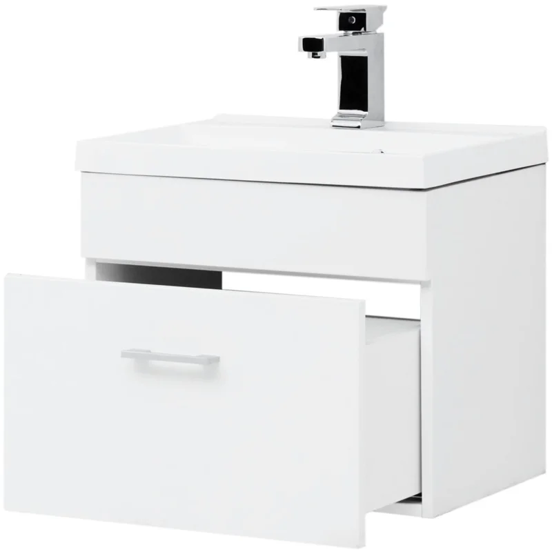 Тумба с раковиной Aquanet Нота 50 белый