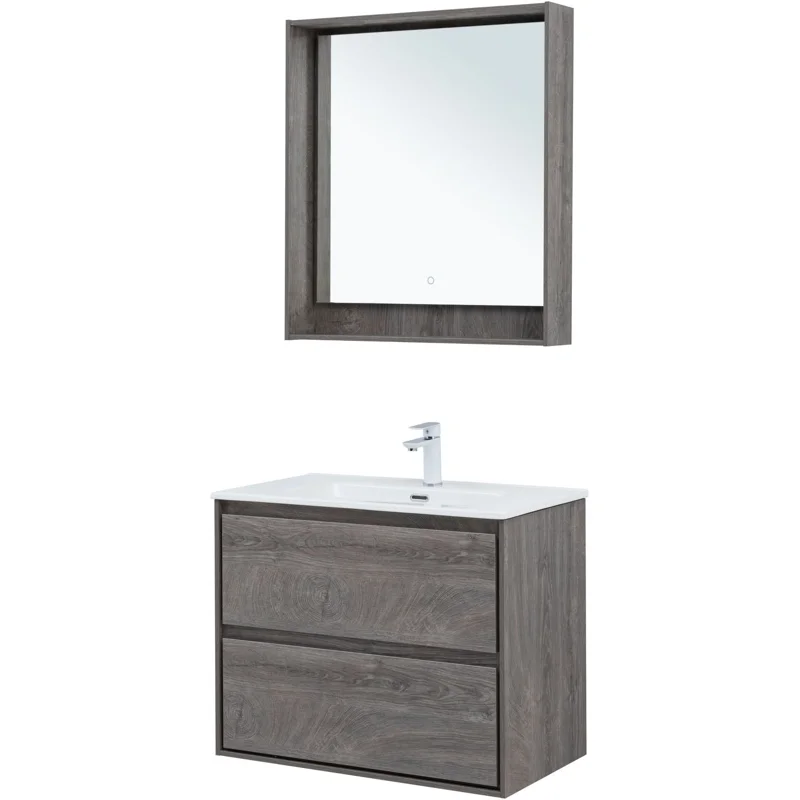 Тумба под раковину Aquanet Милан 80 дуб рошелье