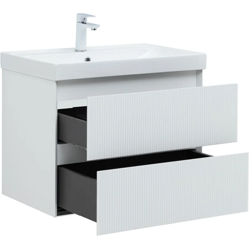 Тумба под раковину Aquanet Альтера 70 белый матовый