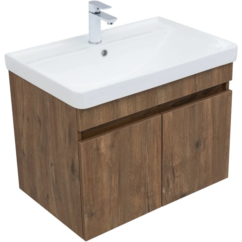 Тумба под раковину Aquanet Оптима 70 дуб рустикальный 