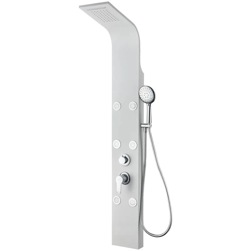 Душевая панель Galaxy White с гидромассажем