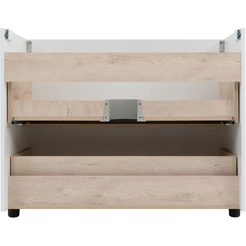 Тумба под раковину Aquanet Ирис New 100 напольная, белый глянец