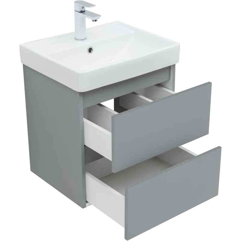 Тумба под раковину Aquanet Вега 2.0 50 мисти грин