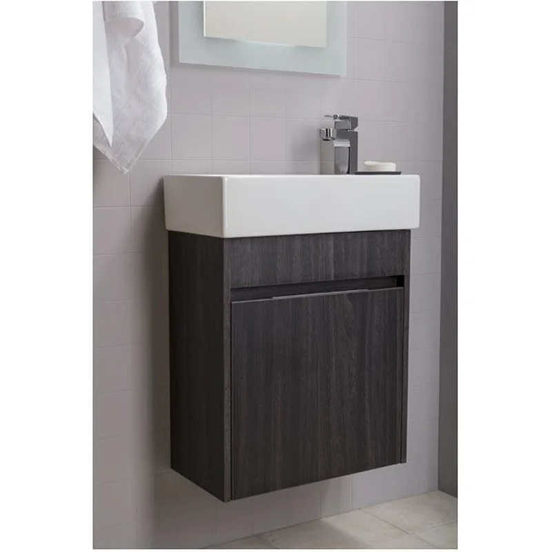 Тумба с раковиной Aquanet Лидс 50 эвкалипт мистери