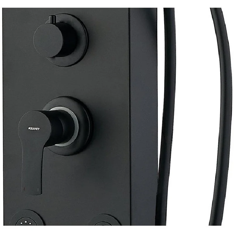 Душевая панель Galaxy Black с гидромассажем