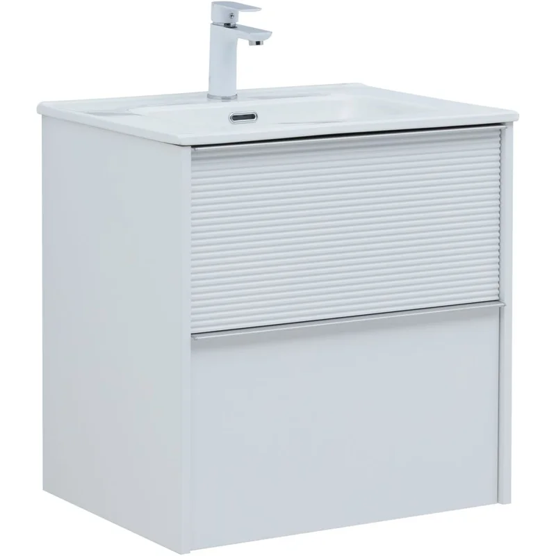 Тумба под раковину Aquanet Вита 60 белый матовый