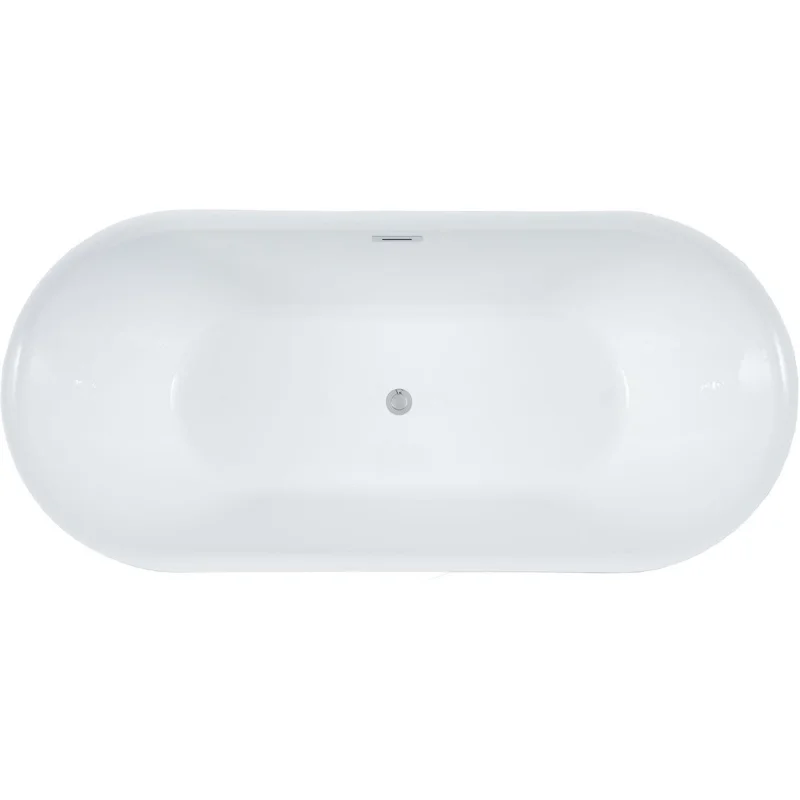 Акриловая ванна Aquanet Delight 170x78 черный матовый