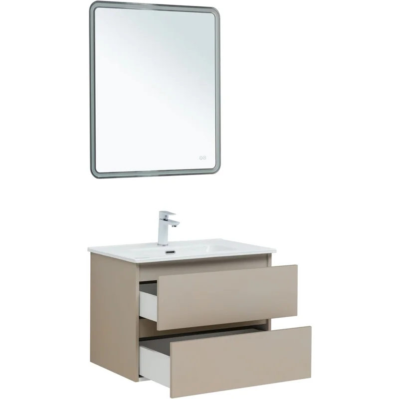 Тумба под раковину Aquanet Вега 2.0 70 бежевый