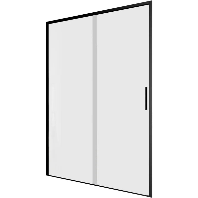 Душевая дверь Aquanet Pleasure Evo 130 AE65-N130-BT профиль черный, прозрачное стекло