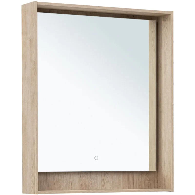 Зеркало Aquanet Милан 70 дуб светлый