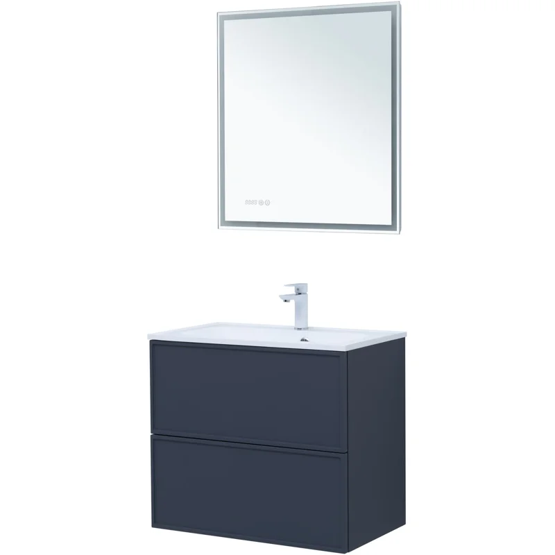 Тумба под раковину Aquanet Арт 75 маренго