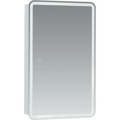 Зеркальный шкаф Aquanet Оптима 50 с LED подсветкой